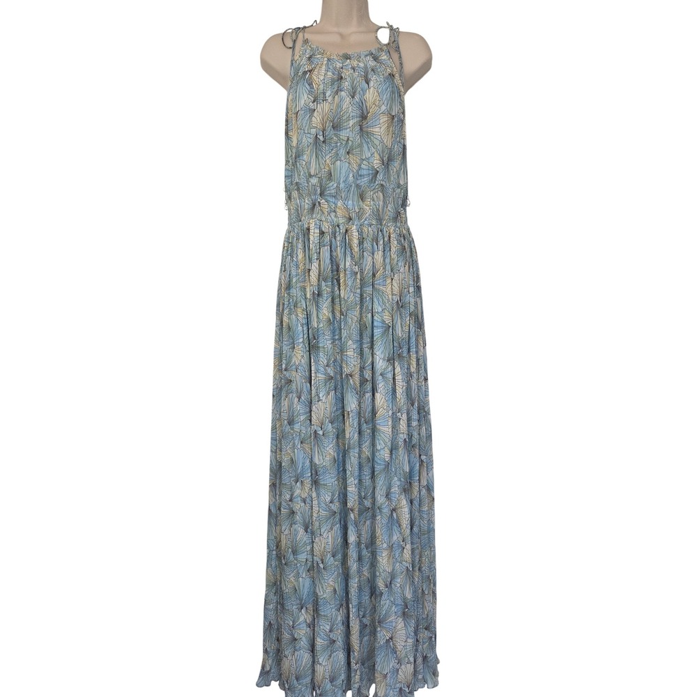 Veronica Beard Yardley Dress Maxi Womens 4 Blue Multi NWT $998 2505CF1421703
